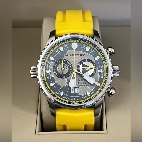 Burberry Chronograph Date South Pole Expedition  Designer Sport Watch, Reloj - Picture 1 of 5